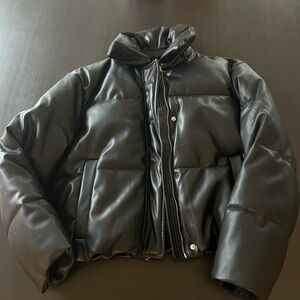 Abercrombie & Fitch Black Puffer Jacket